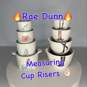Rae Dunn Measuring Cup Risers Stackers