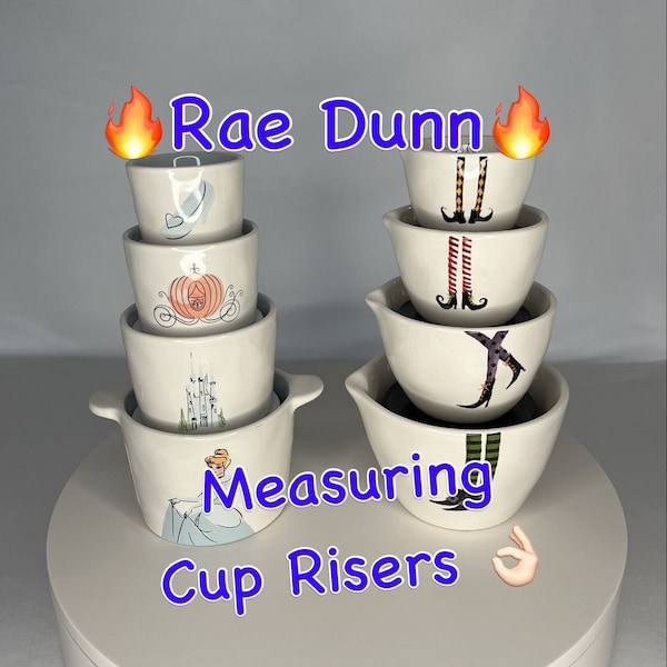 Rae Dunn Measuring Cup Risers Stackers