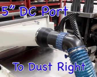 20&quot; Planer JET/GRIZZLY/POWERMATIC to Rockler Dust Right Quick Change