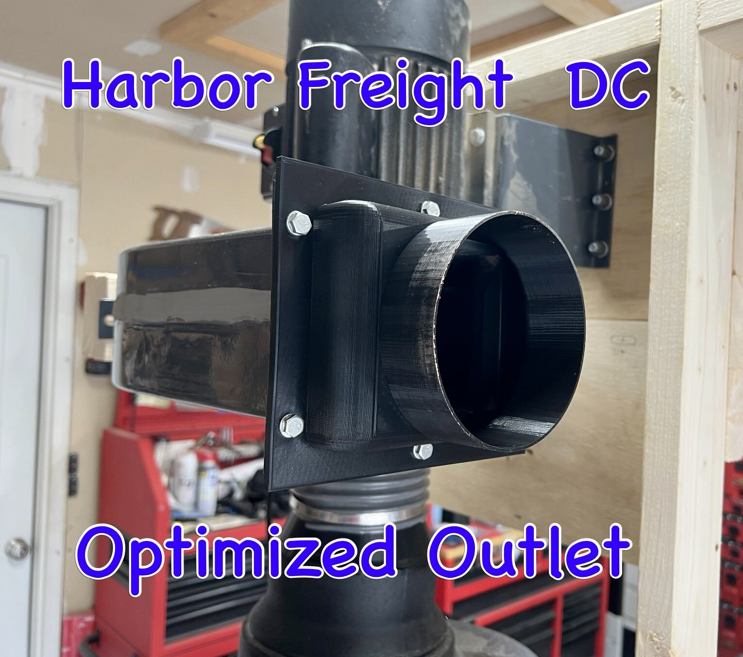 Harbor Freight Dust Collector Outlet Port 5" & 6" Versions