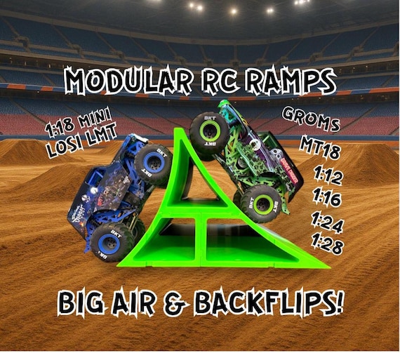 Modular RC Ramps Backflip & Launch 3 Piece Mini LMT/MT18 With