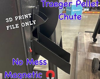 Traeger Pellet Cleanout Chute 3D Print File