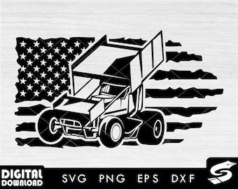 US American distress flag Dirt racing SVG, racing svg, Dirt Track Racing svg, Drag Racing svg, Race svg, eps, dxf, png