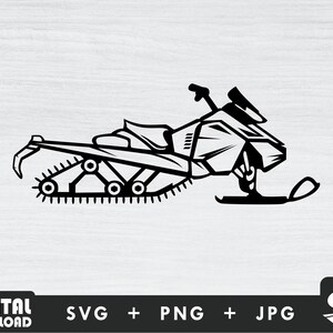 Snowmobile silhouette 2 svg, snow mobile svg, snowmobile rider svg, winter sports svg,  for snowmobile lovers