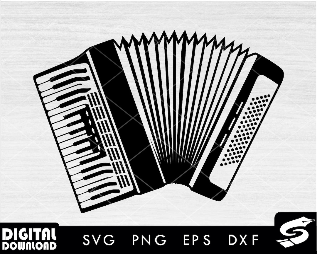 Accordion SVG, Accordion Png, Accordion Clipart, Accordion Silhouette