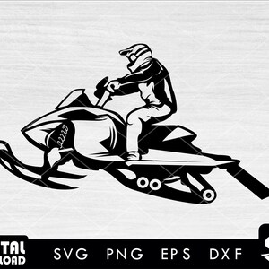Snowmobile clipart 2, snow mobile svg, snowmobile rider svg, winter sports svg,  for snowmobile lovers