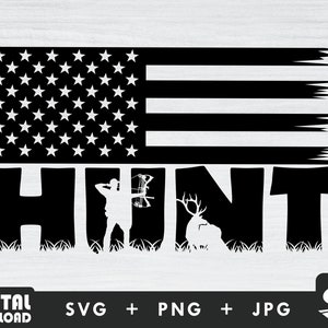 Amerikanische Flagge Hirsch Jagd svg, Bogenjagd svg, Hirsch Jäger svg, Bogenschützen svg, Bogenschützen svg, Bogenschützen Svg