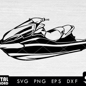 JET SKI SVG, Jet Ski clipart, Beach life Svg, Jet ski cut file, Water sports svg, Silhouette svg files for cricut for jet ski lovers