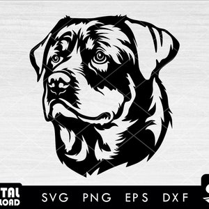 Rottweiler silhouette svg, rottweiler svg, rottweiler png, rottweiler clipart, dog svg, dog breed svg,for dog lovers