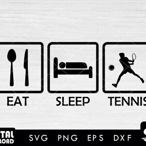 Eat Sleep Tennis SVG, tennis mom svg, tennis svg, tennis cricut, for tennis lovers