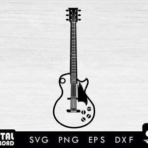 Electric guitar 2 svg, guitar svg, electric guitar svg, music svg, acoustic guitar svg, for guitar lovers