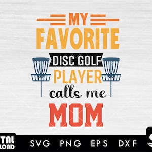 Disc Golf 2 SVG File, Sports Clipart, Digital Download, Sporty Design, Instant Download
