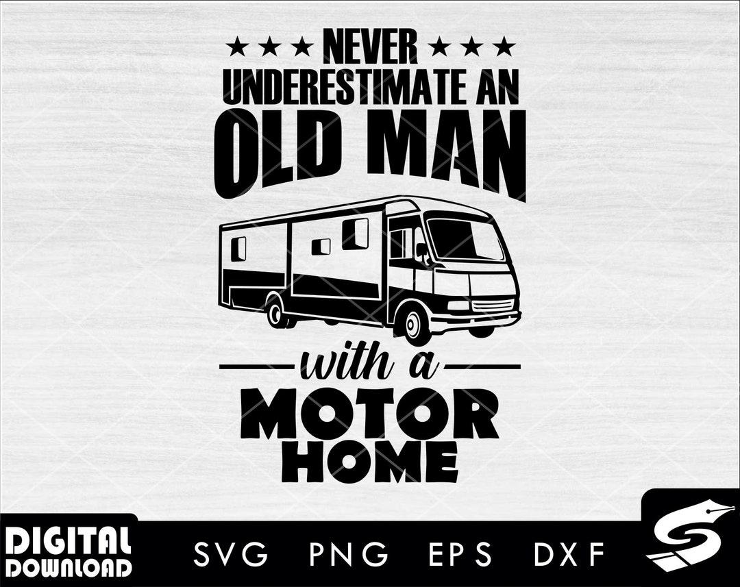 Camper Van Svg, Motorhome Svg, Camper Clipart, Camper Files for Cricut