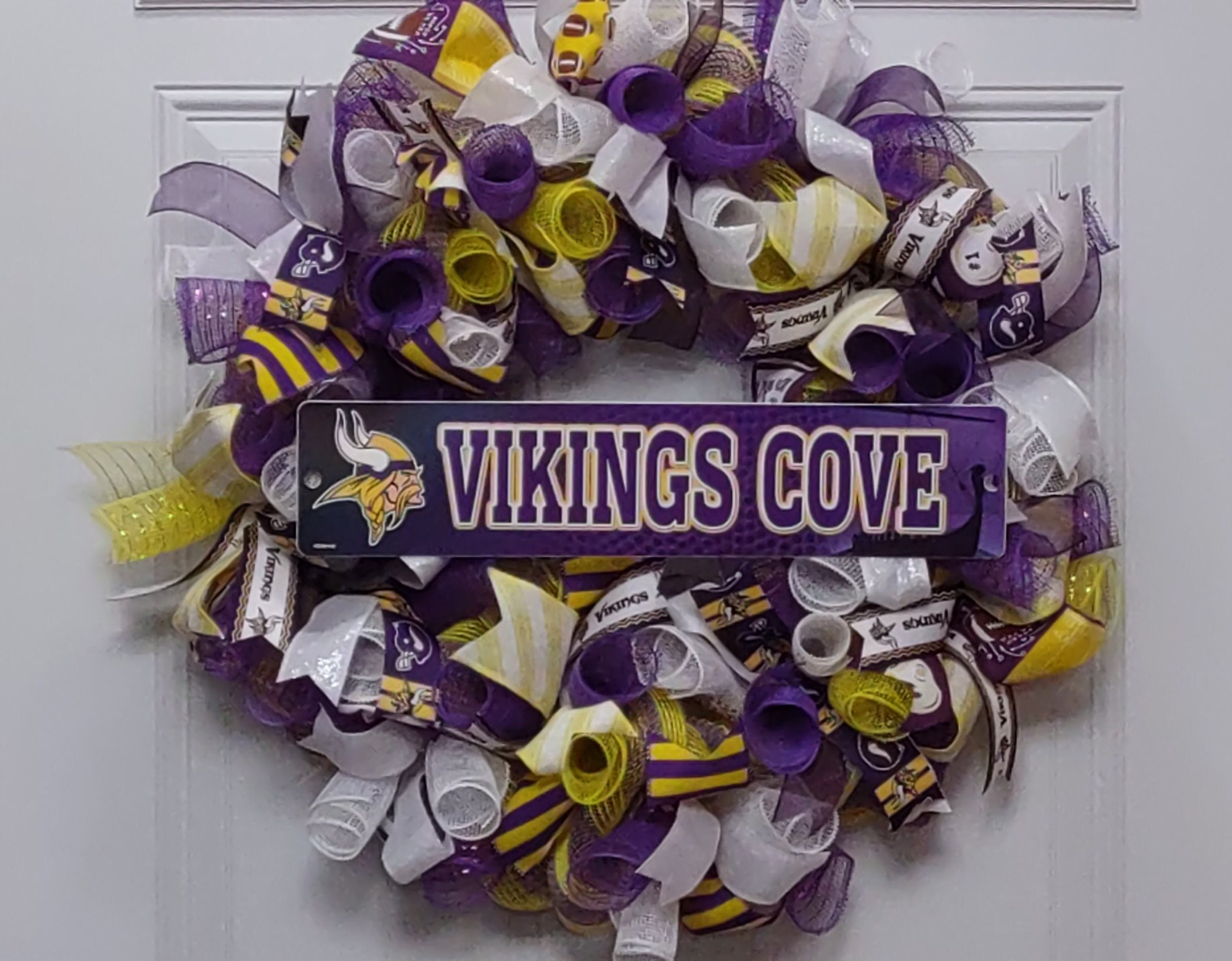 Minnesota Vikings Wreath - Etsy