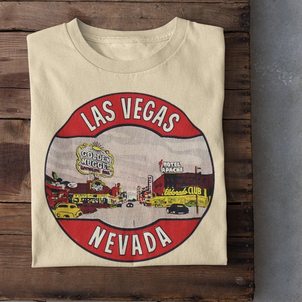 1950 Vintage Las Vegas T-Shirt,Nevada Shirt,Traveler Sweatshirt,Las Vegas Nevada Tee,Vegas Casino Hoodie,Las Vegas Luggage T-Shirt,Historic