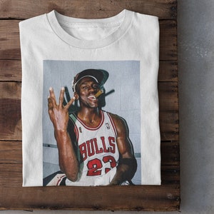 Michael Jordan UNC 90s Style Vintage Bootleg Tee Graphic T -  Norway