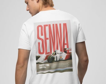 Vintage Ayrton Senna T-Shirt, Grand Prix Sweatshirt, Senna Hoodie, Automobile Racing Tee, Car Race Fan Top, Motosport Lover Gift, Driver Tee