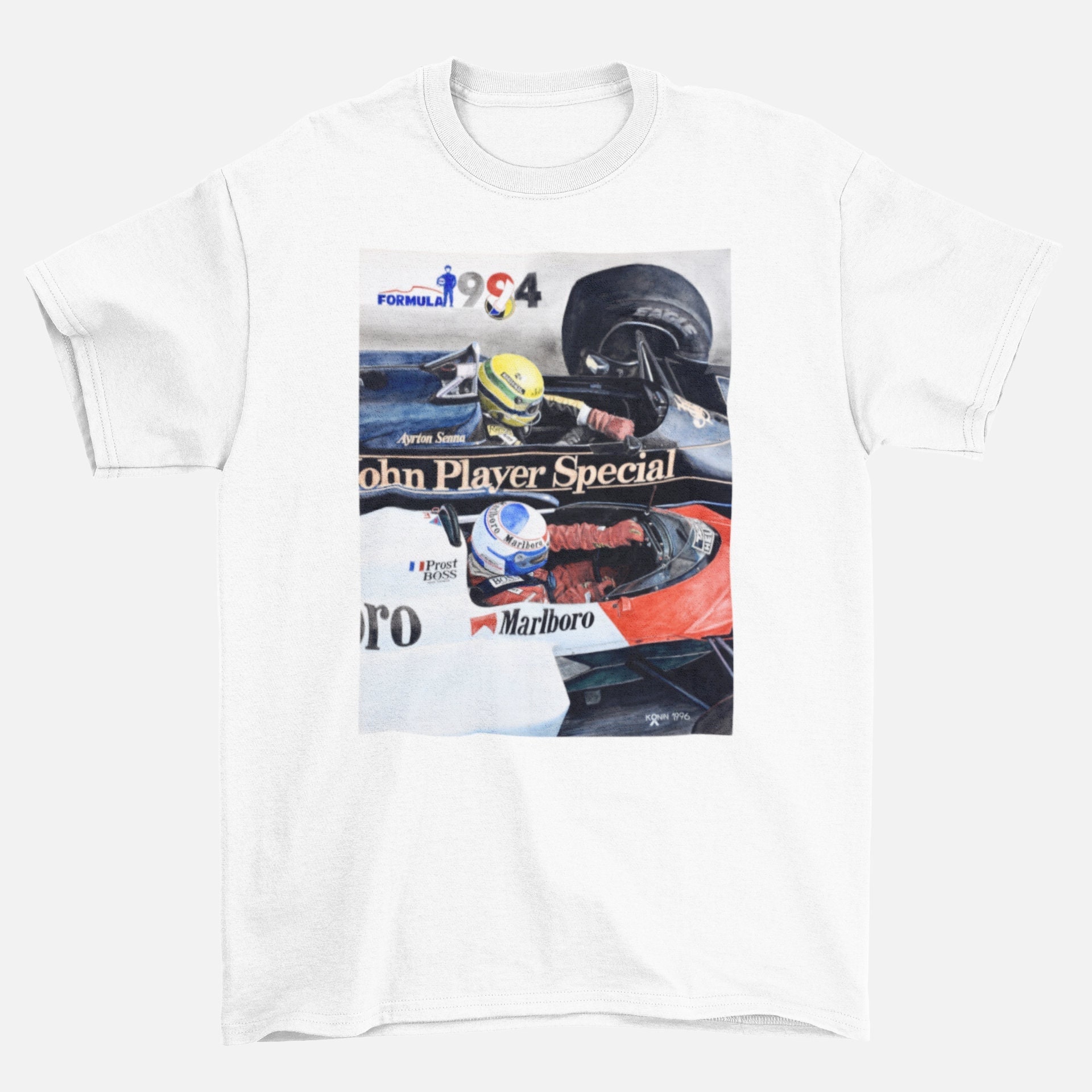 Chanel F1 Shirt Vintage Monaco Shirt F1 Tshirt Formula 1 Apparel Shirt  Ayrton Senna Mclaren Marlboro Shirt - teejeep