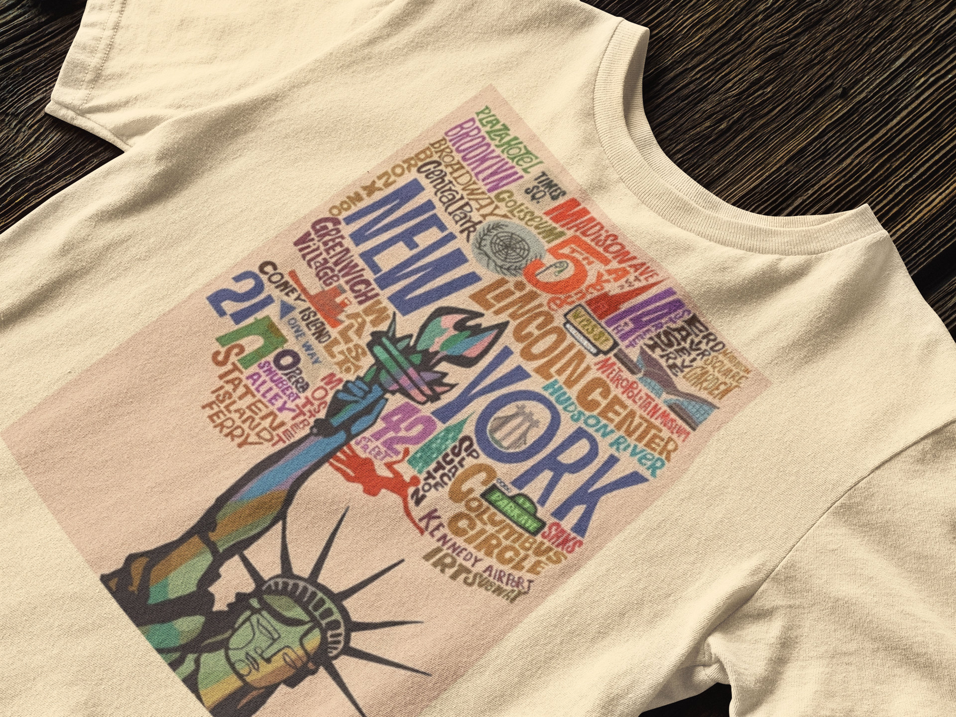 mareridt ilt konsonant New York T Shirt - Etsy
