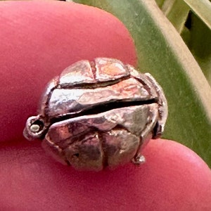 Original Vintage Sterling Silver Opening Football Charm