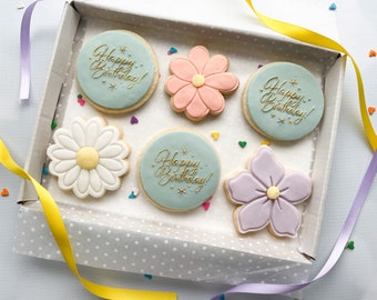 Handmade Birthday Sugar Cookies: Letterbox Birthday Celebration Gift