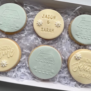 New Home Sugar Cookies: Personalized Letterbox Cookie Gift
