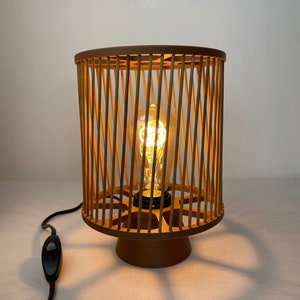 Bedside lamp - recycled wood and plastic - customizable - eco-responsible - furniture - light