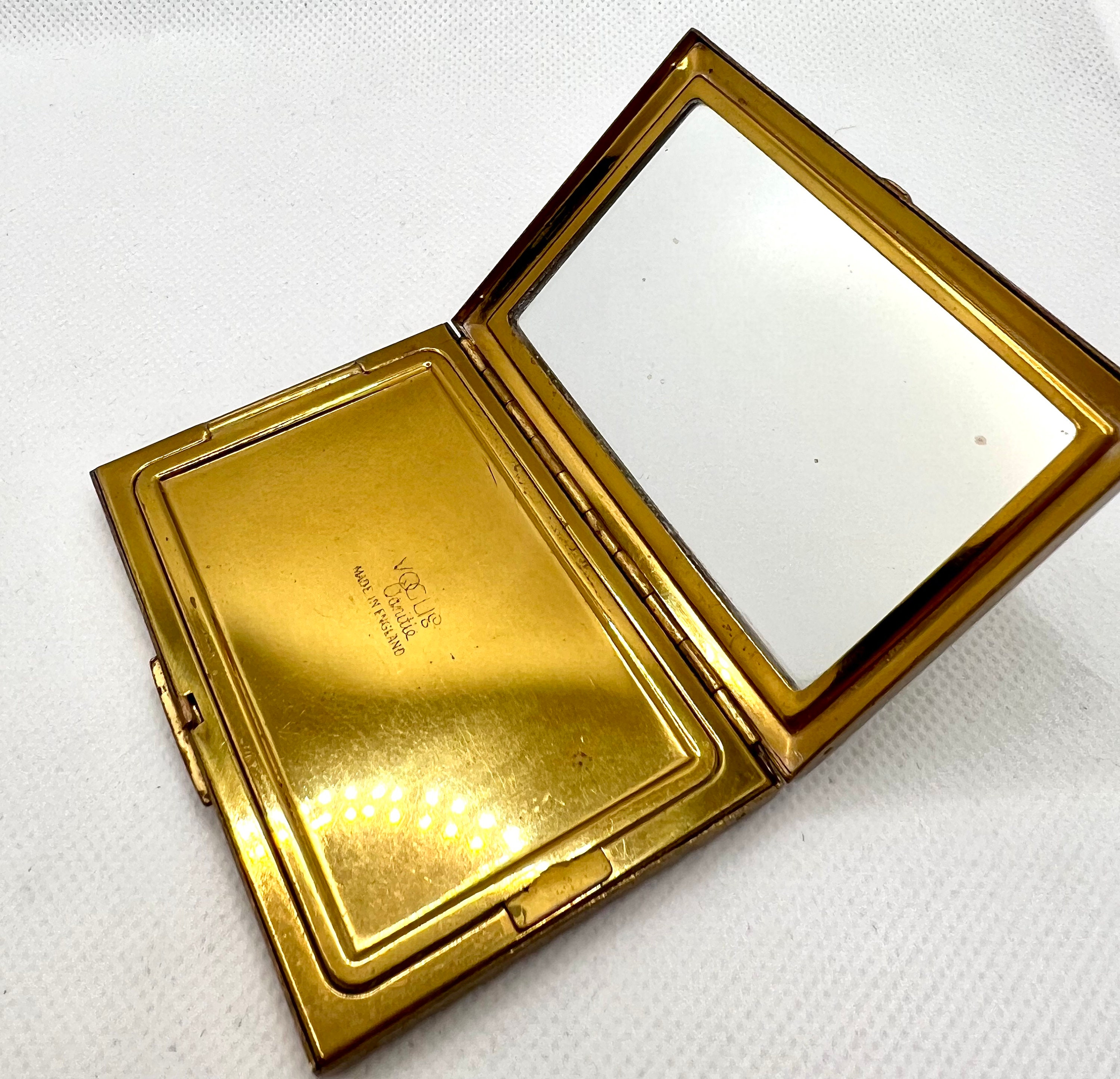 Vintage Rare 1940s Vogue Vanities Compact Mirror Etsy