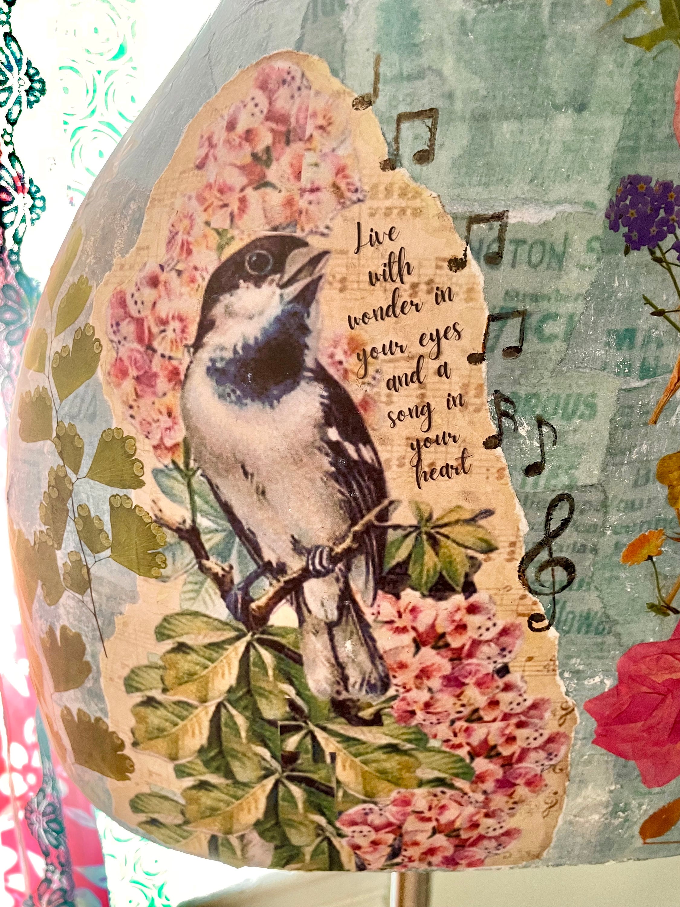 Dress Form Mannequin, Decorated Dress Form, Floral Dress Form, Garden