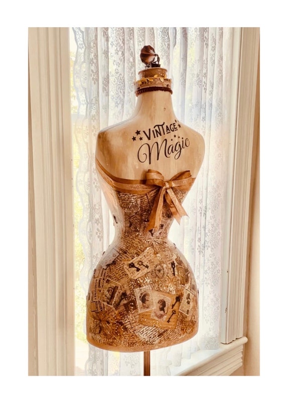 Gold Victorian Decor, Vintage Dress Form Decor, Victorian Portraiture Decor, Brown Shabby Chic Decor, Vintage Gold Ribbons and Roses Decor - Etsy Israel Gold Victorian Decor, Vintage Dress Form Decor, Victorian Portraiture Decor, Brown Shabby Chic Decor, Vintage Gold Ribbons and Roses Decor - Etsy Israel