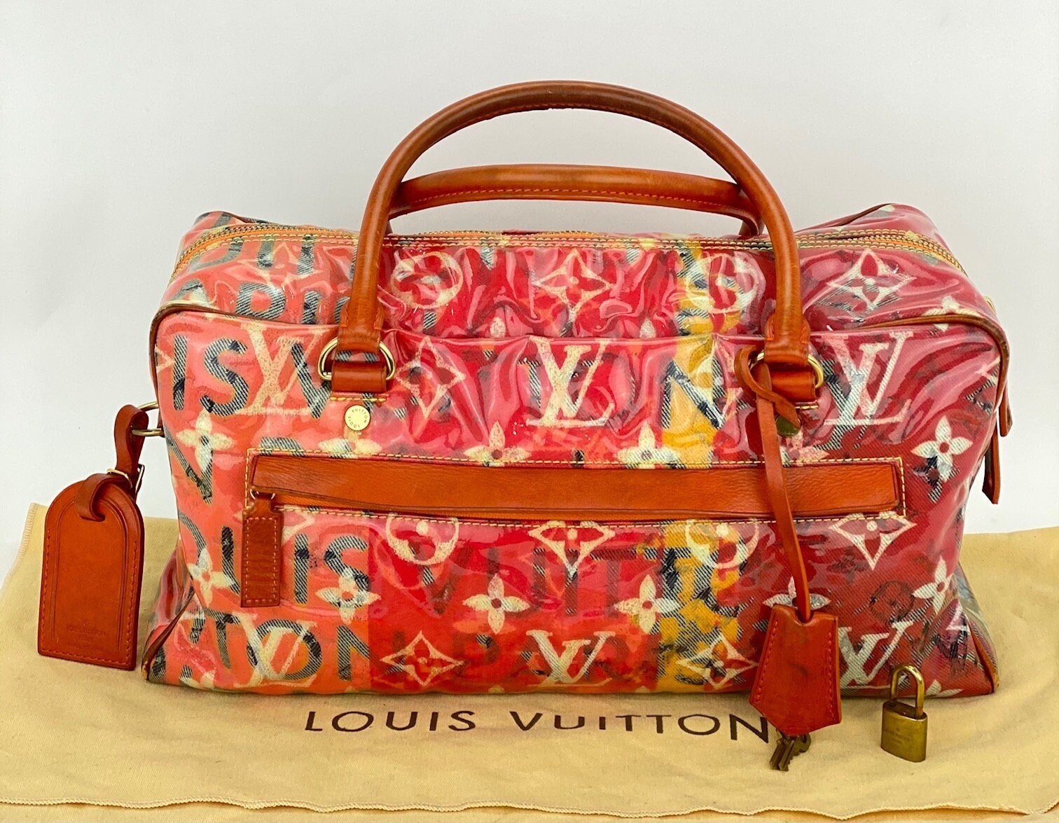 Vintage Louis Vuitton Black Multicolor Monogram Tote – Treasures