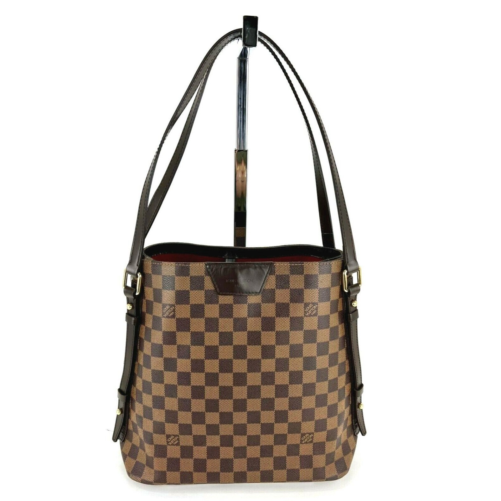 Louis Vuitton Damier Ebene Canvas Knightsbridge Handbag N51201/  Discontinued (LV repair receipt), Luxury, Bags & Wallets on Carousell