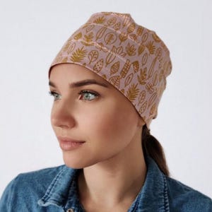 Beanie Hat for Cancer patients, Chemo Headwear, Alopecia, Turban Hat