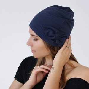 Chemo Cotton Beanie Hat, Headwear, Chemo Headwrap, Chemo gift