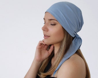 Foulards en coton pour la chimio, couvre-chefs contre le cancer, foulard pré-noué