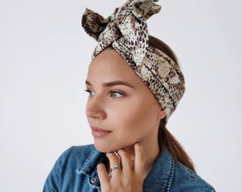 Bandeau filaire en fer, headwraps filaires, Turban femme, bandeau africain, headwrap Ankara