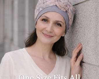Turbante bohemio para mujer, turbante de moda, regalo de quimioterapia, bandana