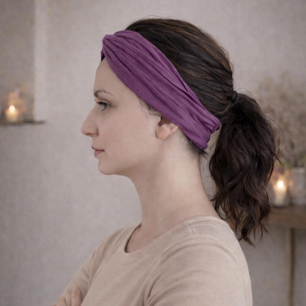 Parrucca da donna medievale rinascimentale marrone con trecce in scatola