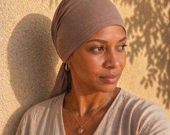 Tichel; Pre-tied Women's Headscarf; Women's Head Covering for Chemotherapy & Hair Loss