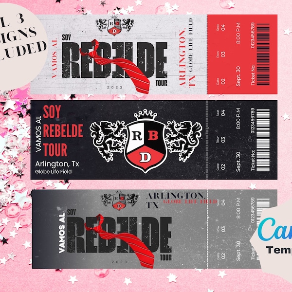 Rebelde Svg Editable Etsy