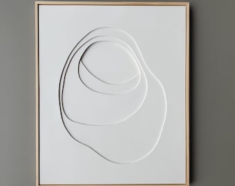 Umbra I, 3D relief structural image, wall art, modern minimalist abstract wall art, relief art, structural image canvas, abstract art