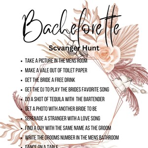 bachelorette, digital design, scavenger hunt, party, fun