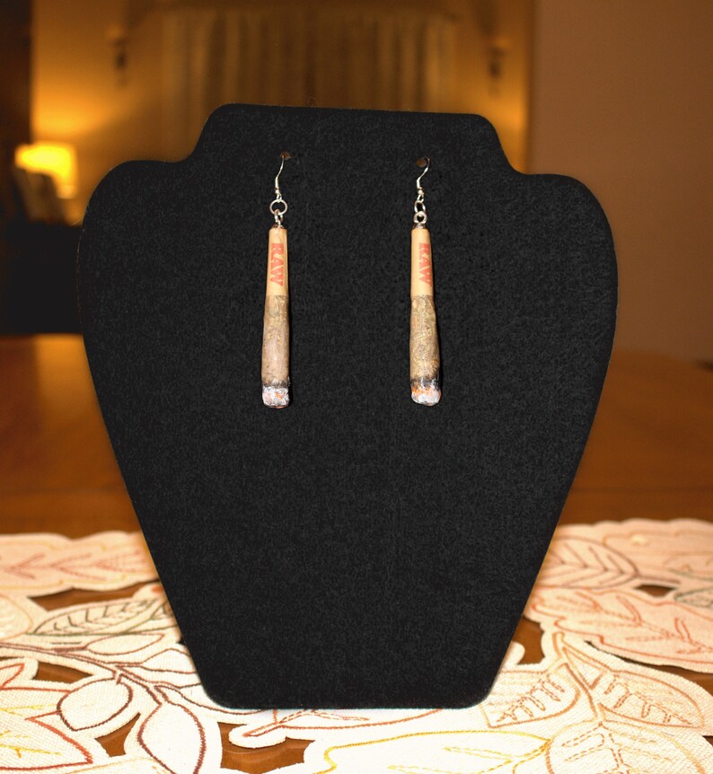 Joint Raw Cone Pink Cone Earrings Fake Weed Fake Marijuana Etsy