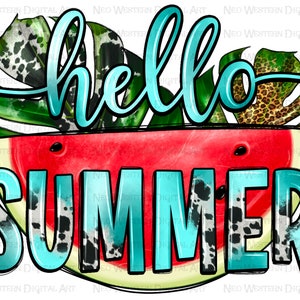 Hello summer watermelon png sublimate designs download, summer fruits png, hello summer png, summer vibes png, sublimate designs download