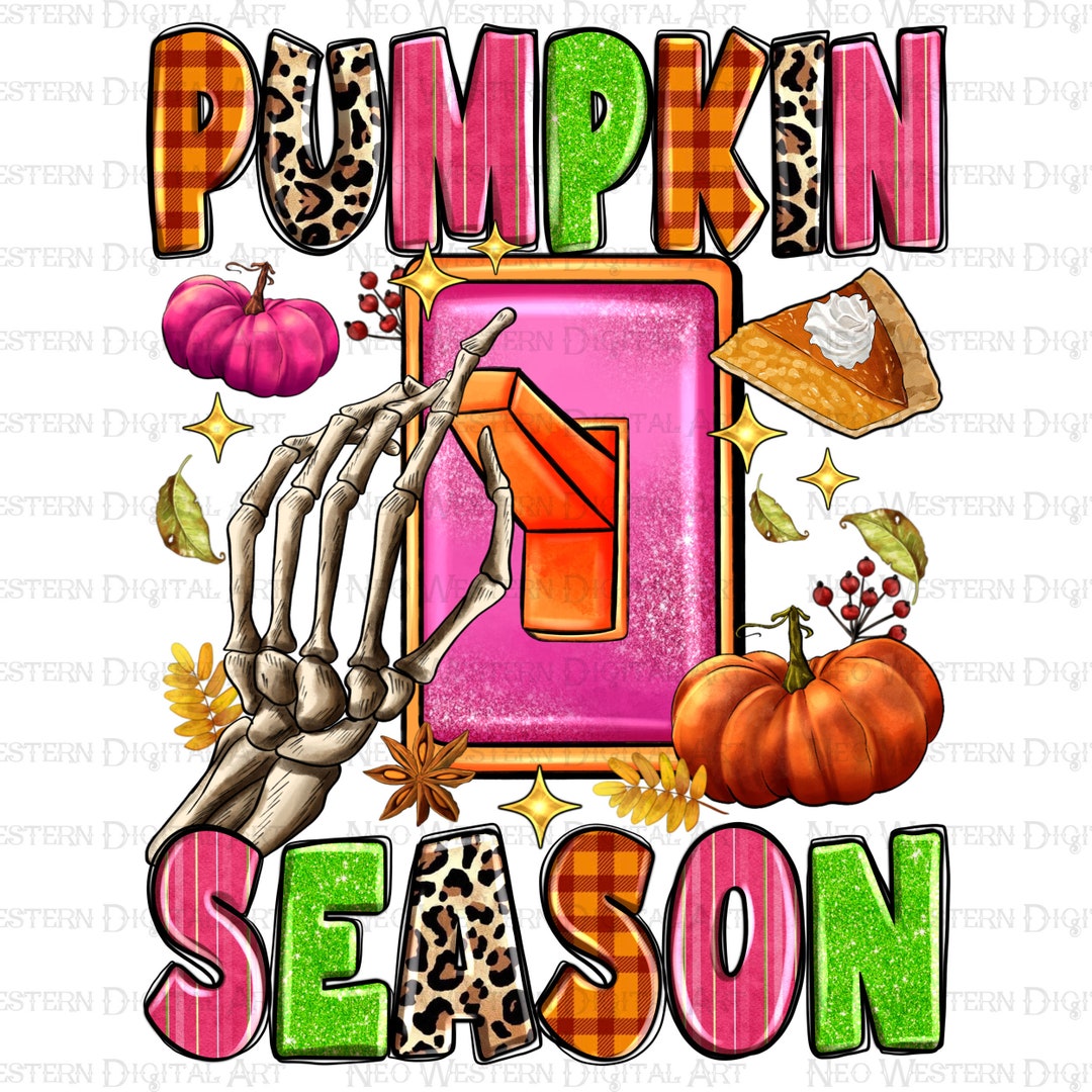 Pumpkin Season Png Sublimation Design Download, Fall Pumpkin Png, Hello ...
