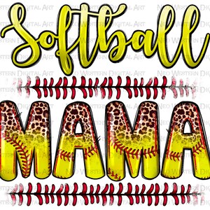 Softball mama png sublimation design download, Softball ball png, game day png, sport mama png, sport png, sublimate designs download