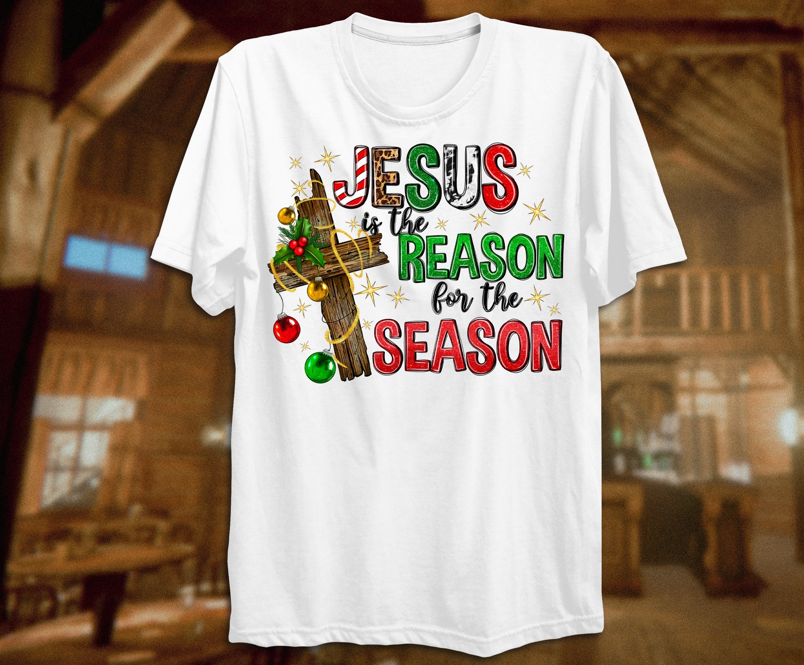 Jesus is the Reason for the Season Png Sublimation Design - Etsy