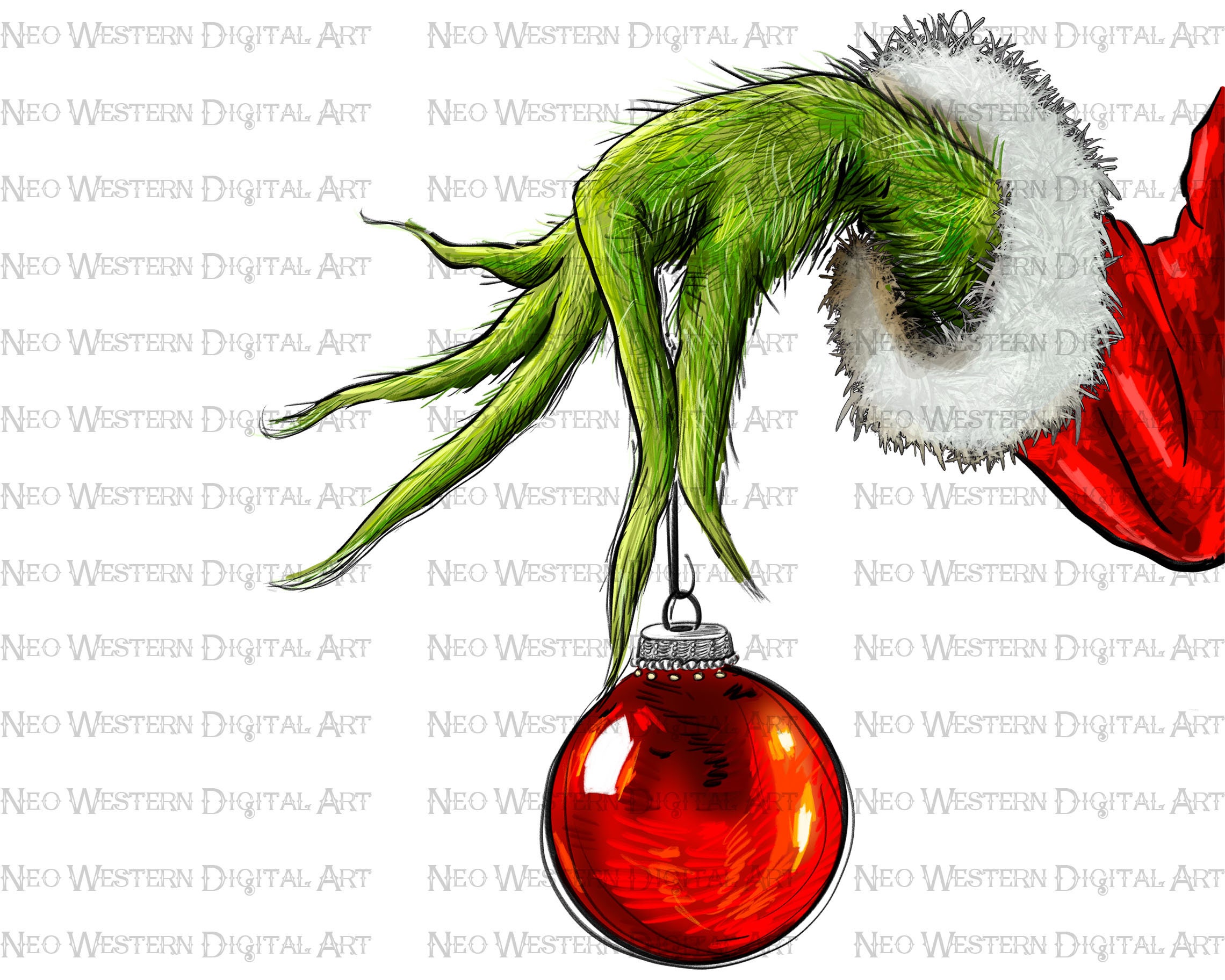 Grinch Hand Png Sublimation Design Download Grinch Hand Png Etsy