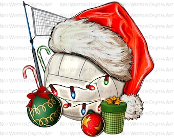 Christmas Volleyball png sublimation design download, Christmas png, Volleyball png, Christmas sport png, sublimate designs download