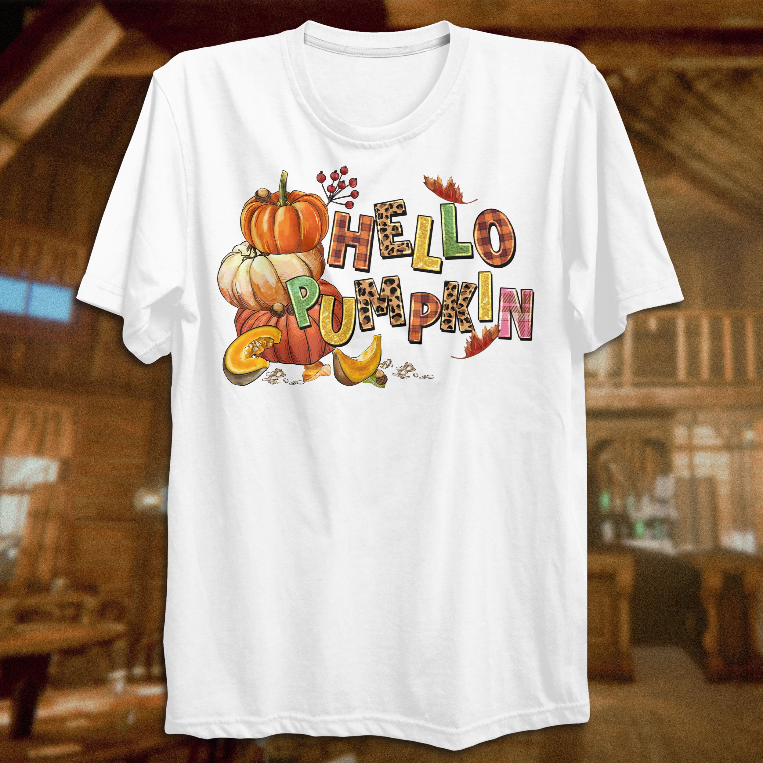Hello Pumpkin Png Sublimation Design Download, Fall Vibes Png, Autumn ...